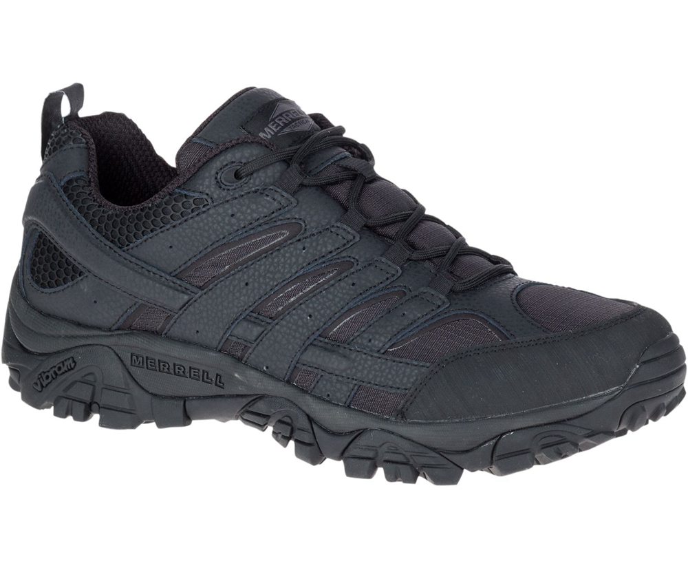 Buty Sportowe Merrell Męskie Czarne - Moab 2 Tactical - 503846-MDX